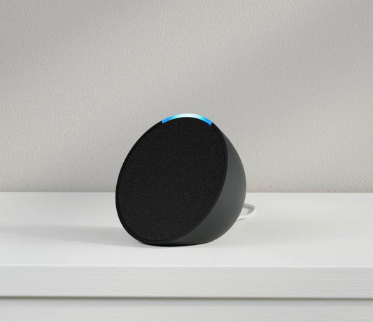 Amazon Echo Pop (1st Gen, 2023 Release) | Compact Smart Speaker with Alexa – Charcoal